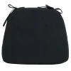 * Alexander Black Plush Foam Chair Pad Flash Sale