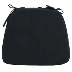* Alexander Black Plush Foam Chair Pad Flash Sale