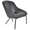 * Black Faux L Armless Chair Kd Less Expensive