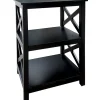 * Black 2-Tier Xavier Accent Table, 26 Promotion