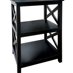 * Black 2-Tier Xavier Accent Table, 26 Promotion