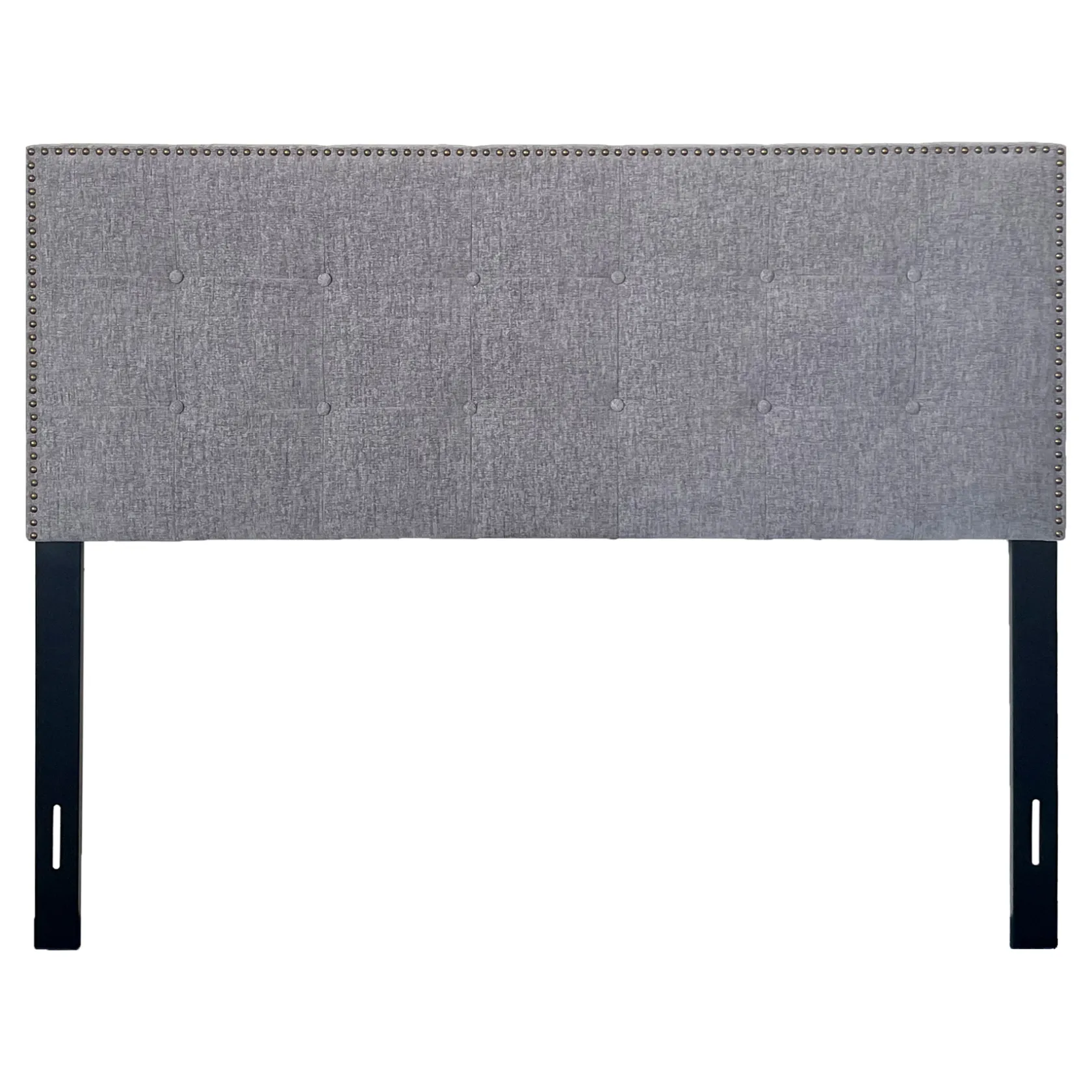 * Brian Cement Grey Headboard, Queen Less Expensive