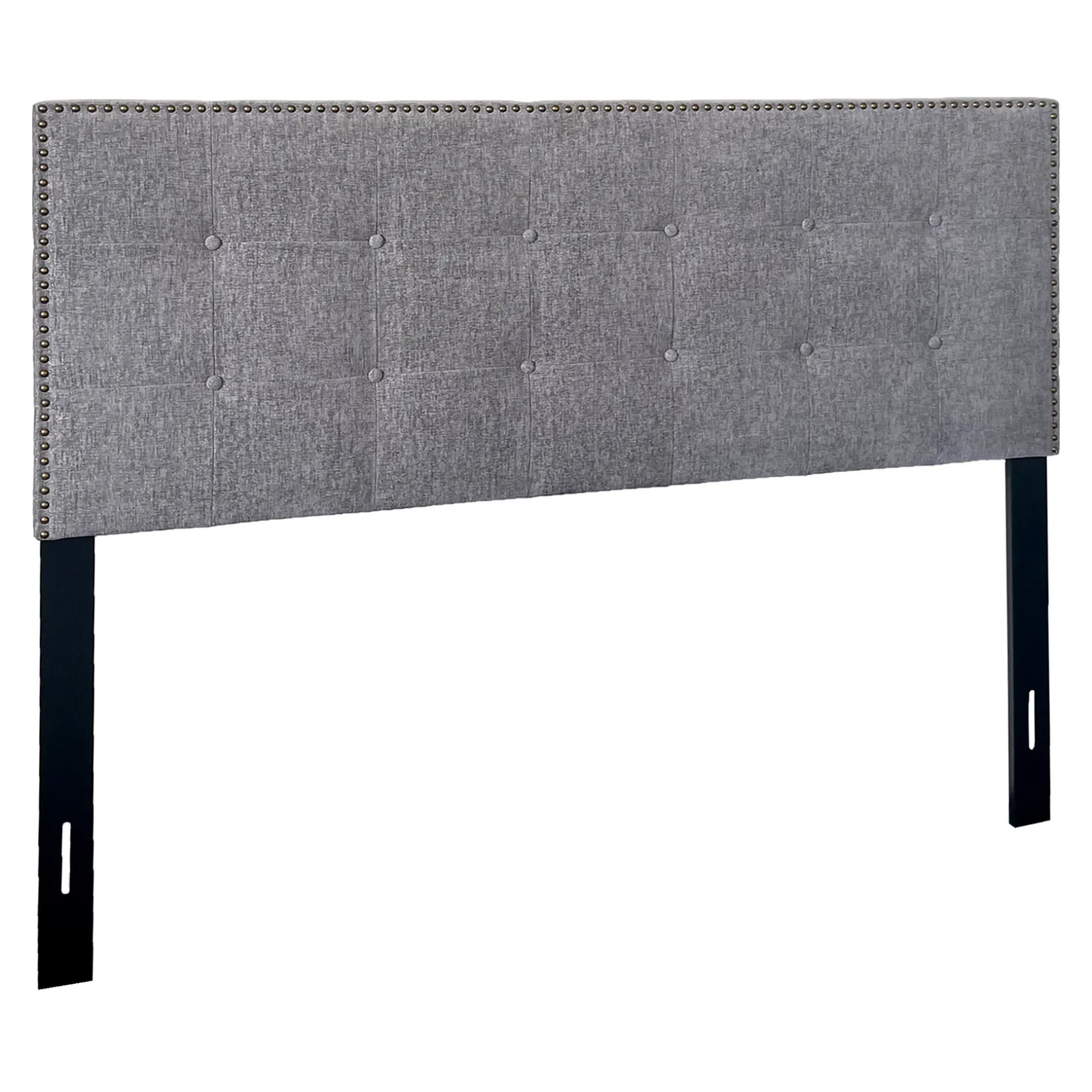 * Brian Cement Grey Headboard, Queen Less Expensive