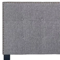 * Brian Cement Grey Headboard, Queen Less Expensive