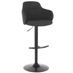 * Bryce Adjustable Barstool, Dark Grey Good Quality