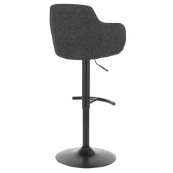 * Bryce Adjustable Barstool, Dark Grey Good Quality