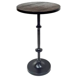 * Calvin Black Metal Accent Table, 22 Less Expensive