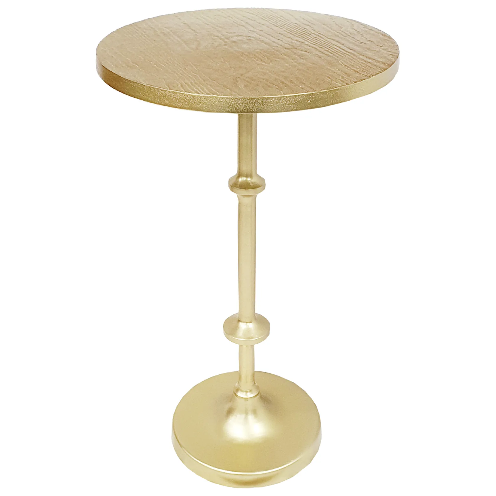 * Calvin Gold Metal Accent Table, 22 Opening Sales