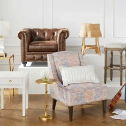 * Calvin Gold Metal Accent Table, 22 Opening Sales