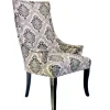 * Chatham Damask Print Accent Chair Discount