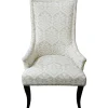 * Chatham Fiona White Accent Chair Premium