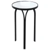 * Colton Mirrored-Top Accent Table, Black Promotion