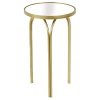 * Colton Mirrored-Top Accent Table, Gold Promotion