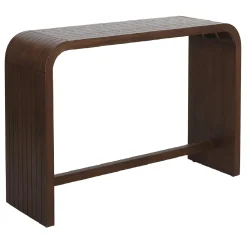 * Cora Curved Wood Console Table Exquisite Gifts