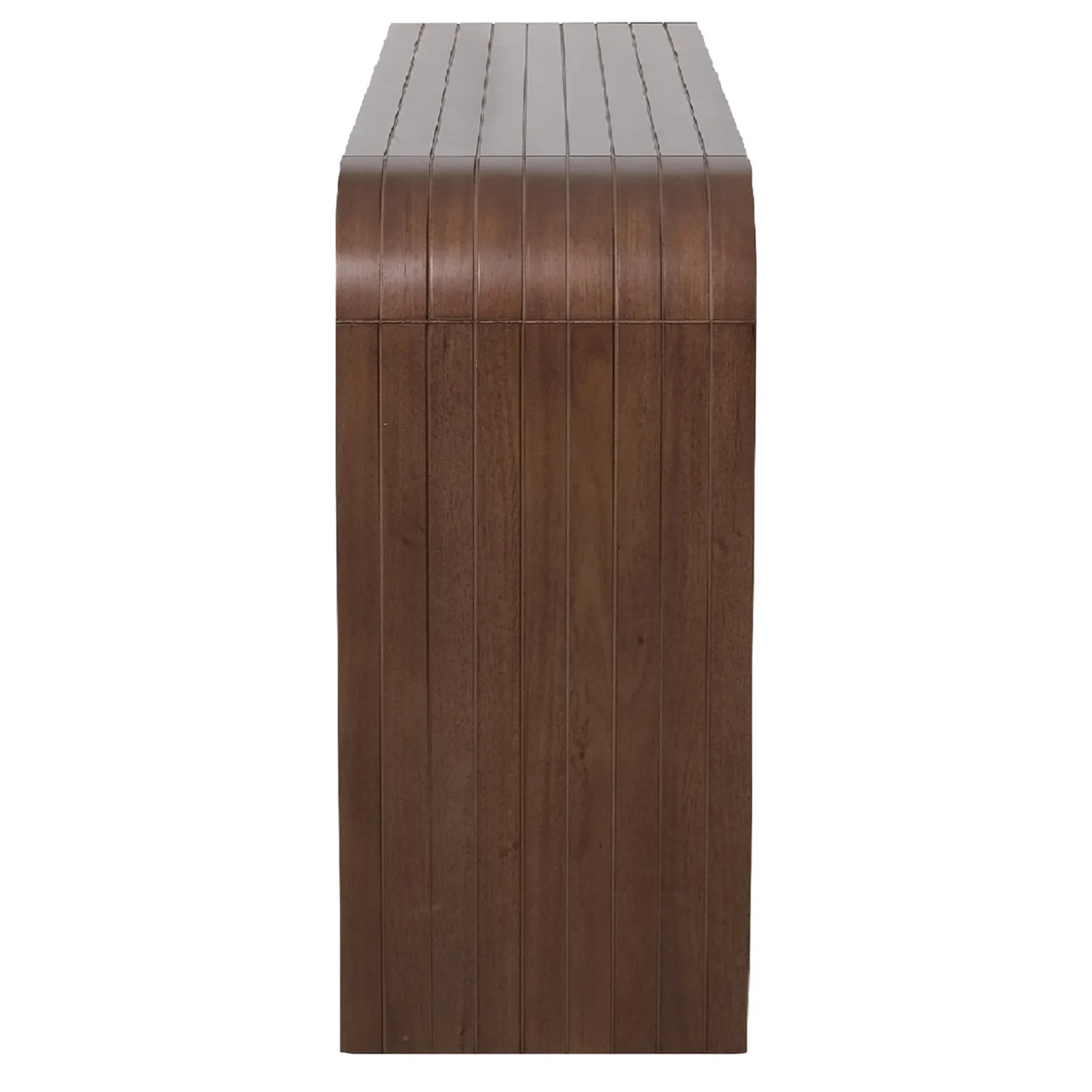 * Cora Curved Wood Console Table Exquisite Gifts