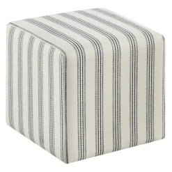 * Cottage Thin Striped Ottoman Promotion