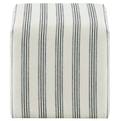 * Cottage Thin Striped Ottoman Promotion