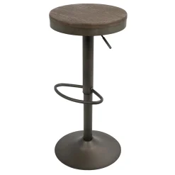 * Dakota 3-Piece Antique Bronze Dining Table Set Online Discount