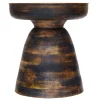 * Dark Brown Wood Accent Table Opening Sales