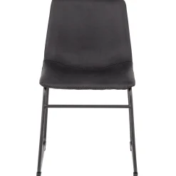 * Drake Modern Industrial Dining Chair, Dark Grey Promotion