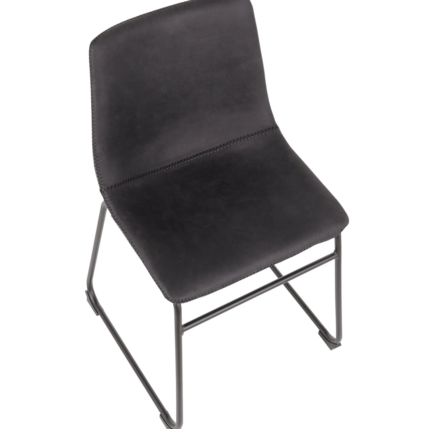 * Drake Modern Industrial Dining Chair, Dark Grey Promotion