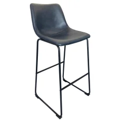 * Drake Navy Blue Barstool, Kd Clearance