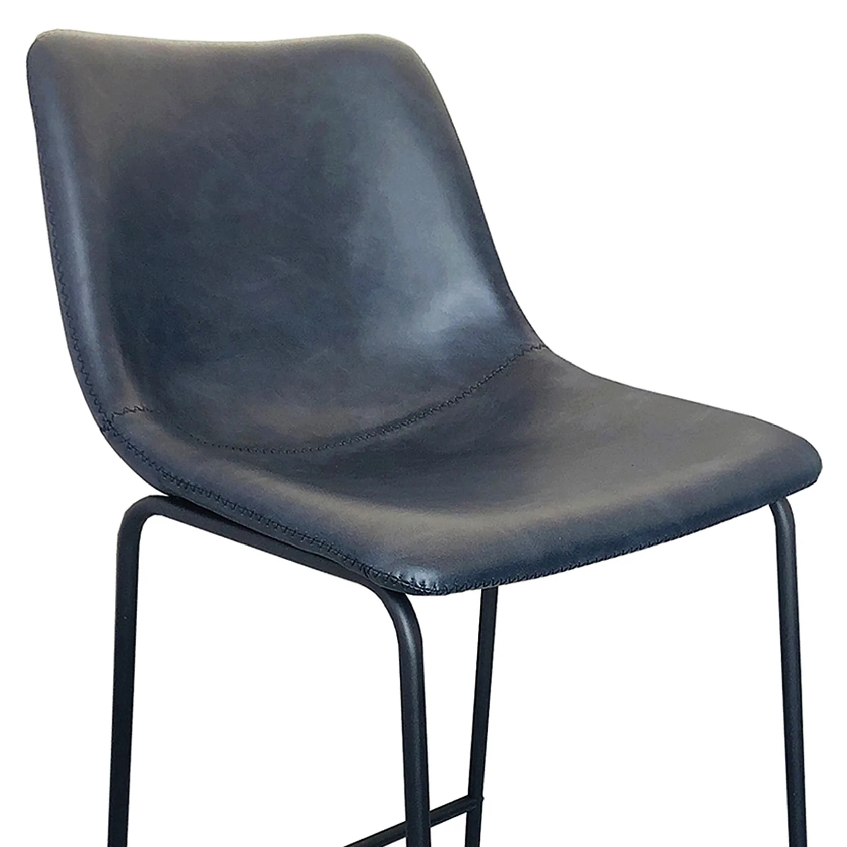 * Drake Navy Blue Barstool, Kd Clearance