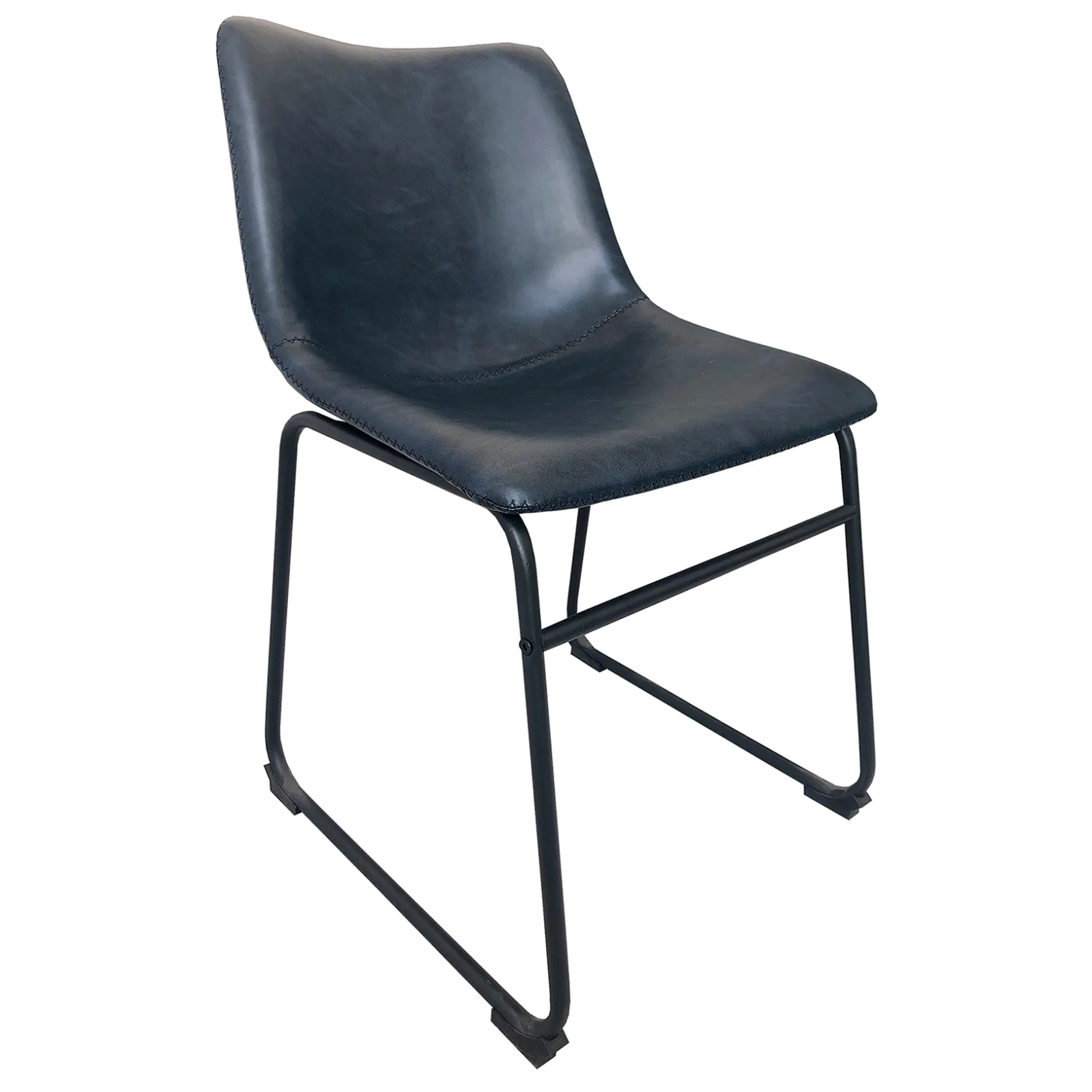 * Drake Navy Blue Dining Chair, Kd Premium