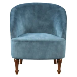 * Ella Slate Blue Accent Chair Featured