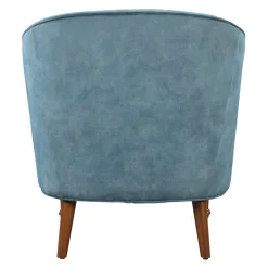 * Ella Slate Blue Accent Chair Featured