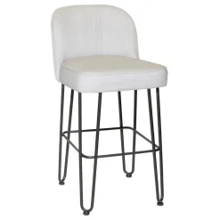 * Ellen Light Grey Barstool, 30 Clearance