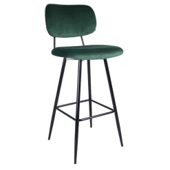 * Emerald Velvet Barstool Exquisite Gifts