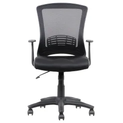 * Enzo Black Adjustable Office Chair Less Expensive