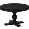 * Evening Mist Round Black Wooden Tabletop-Base Sold Separately, 48 Gift Selection