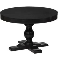 * Evening Mist Round Black Wooden Tabletop-Base Sold Separately, 48 Gift Selection