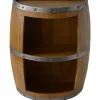 * Faux Wine Barrel 2 Tier Display Shelf Less Expensive