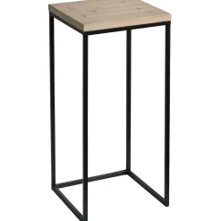 * Fiona Wood Top Plant Stand With Metal Base, Medium Flash Sale