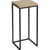 * Fiona Wood Top Plant Stand With Metal Base, Large Discount Online