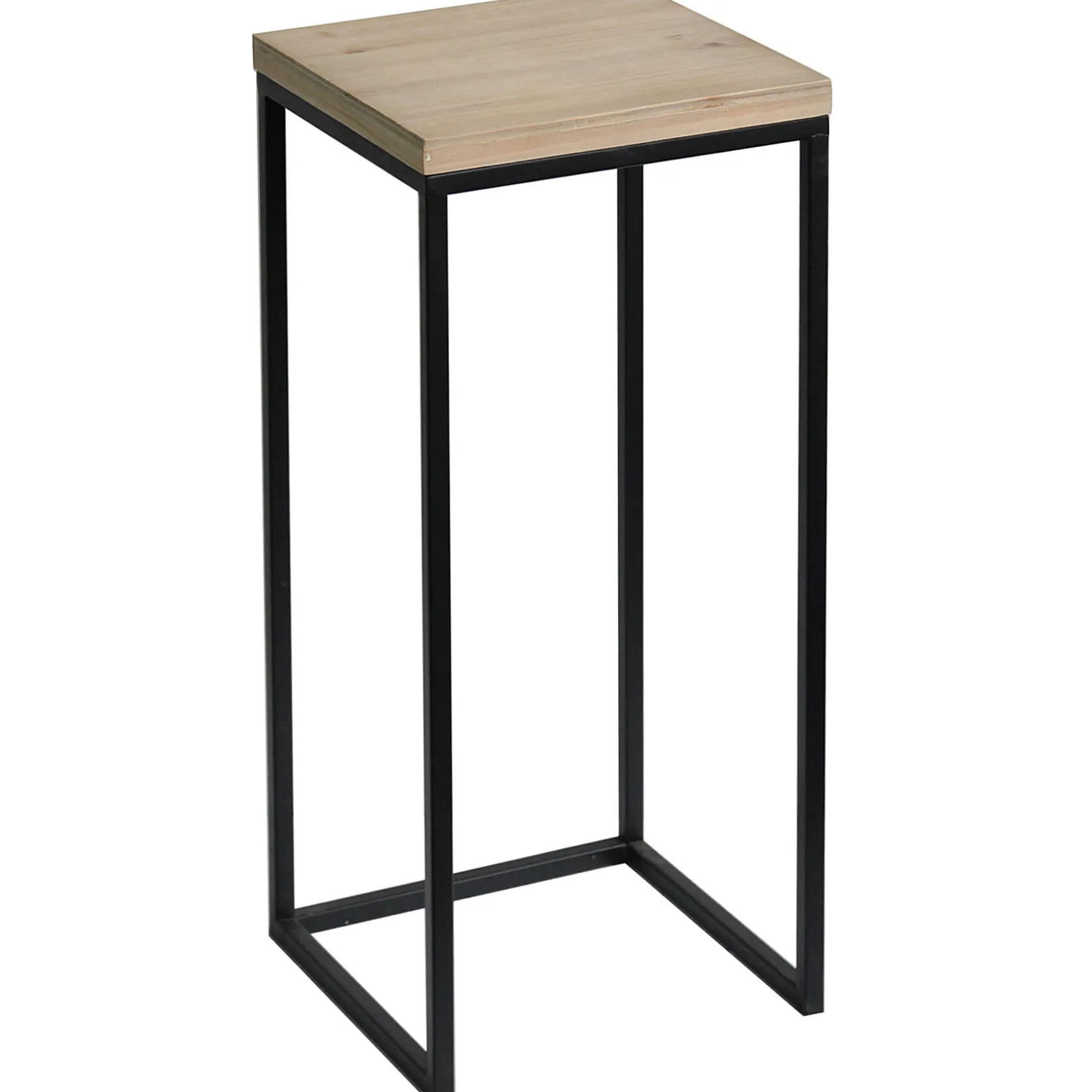 * Fiona Wood Top Plant Stand With Metal Base, Large Discount Online