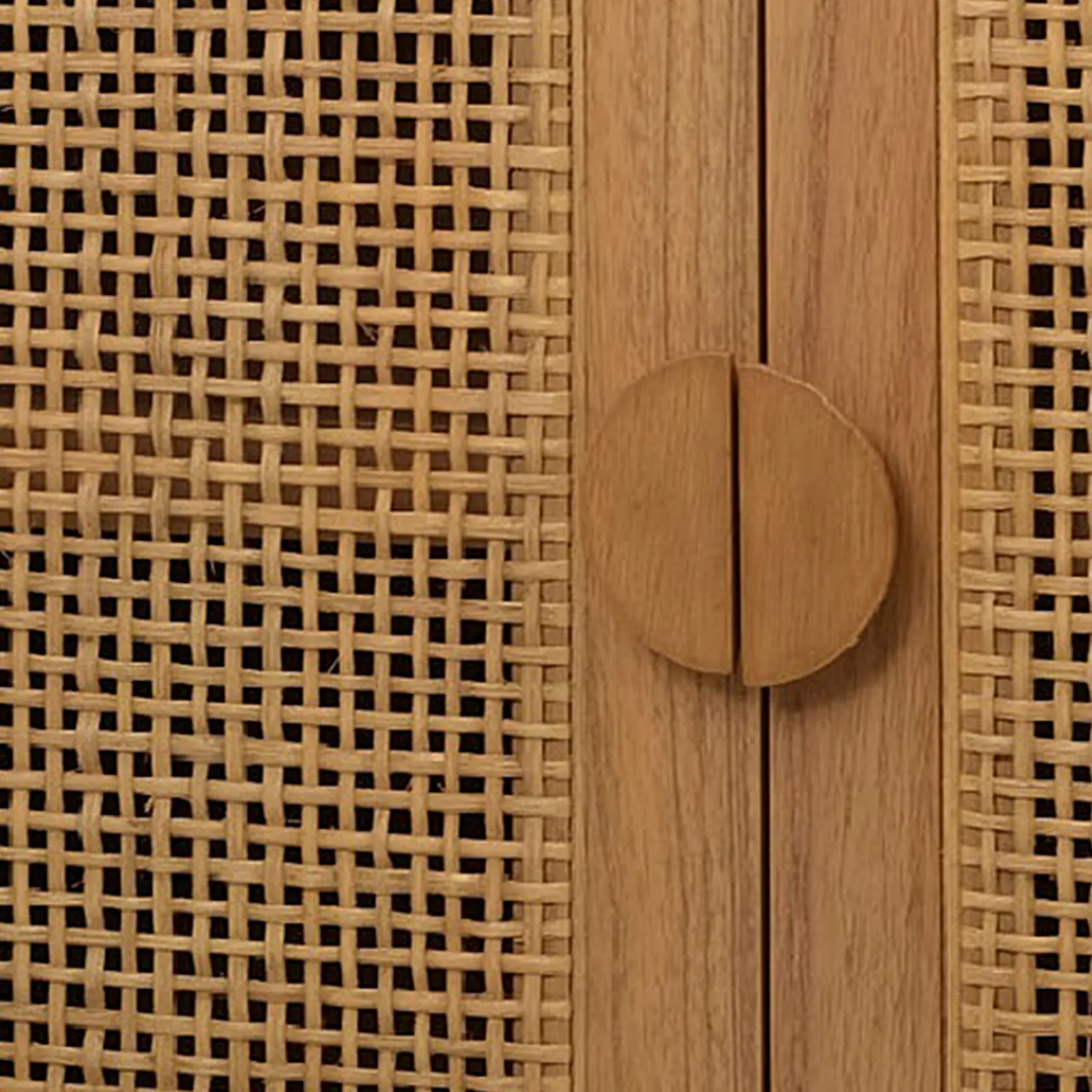 * Found & Fable Lena Rattan Cabinet Opening Sales