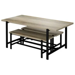 * Found & Fable Loggy Wood & Metal Dining Table, 71 Good Quality