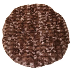 * Fuzzy Papasan Cushion, Chocolate Outlet