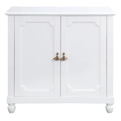 * Grace Mitchell Asbury White 2-Door Cabinet Premium
