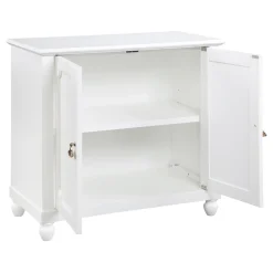 * Grace Mitchell Asbury White 2-Door Cabinet Premium