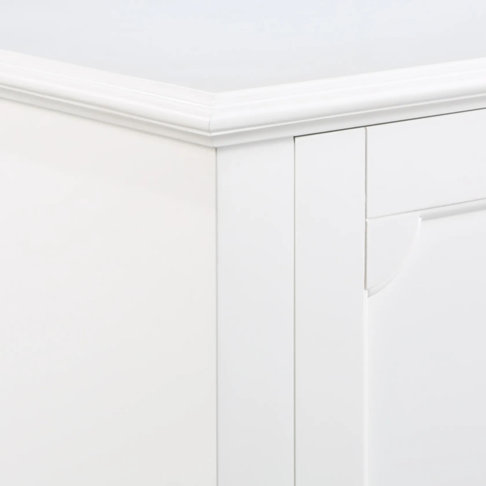 * Grace Mitchell Asbury White 2-Door Cabinet Premium