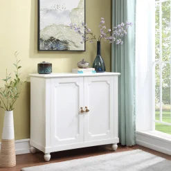 * Grace Mitchell Asbury White 2-Door Cabinet Premium