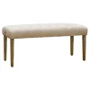 * Grace Mitchell Bailey Tufted Bench With Ring Accents, Kd Discount