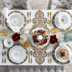 * Grace Mitchell Cortana White Wooden Dining Table Promotion