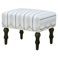 * Grace Mitchell Olivia Scalloped Ottoman Flash Sale