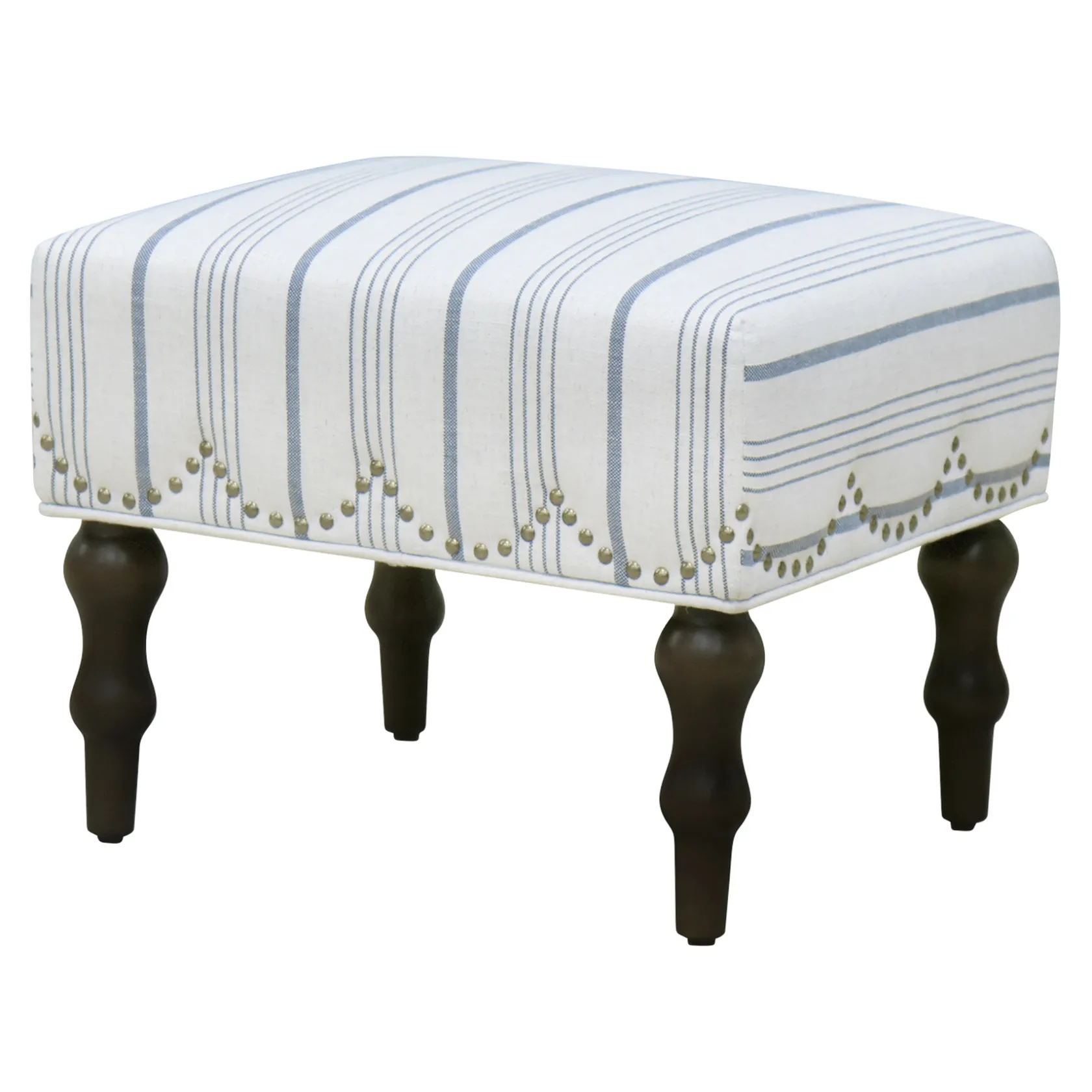 * Grace Mitchell Olivia Scalloped Ottoman Flash Sale
